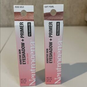 Neutrogena Eyeshadow + Primer Duo — Rose Gold & Soft Pearl bundle of 2